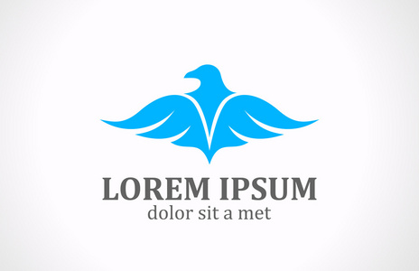 翱翔的鸟翱翔的鸟 logo 模板.豪华风格图标照片