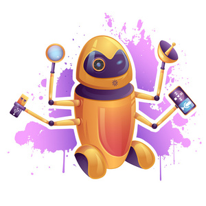 科技卡通素材图片大全