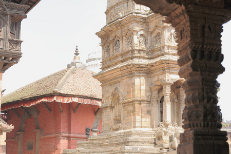 西提拉克希米和 vatsala 的寺庙。bhaktapu尼泊尔。0270