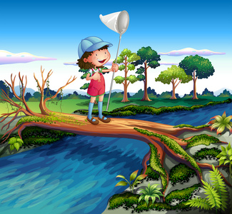 丛林穿越儿童图片