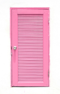 粉红色的希腊风格的门