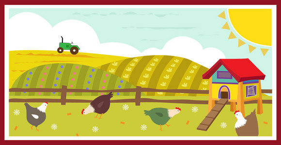 围栏的字段图片-围栏的字段素材-围栏的字段插画-摄图新视界