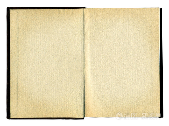 在一本老书中的空白页