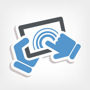 触控图标图片-触控图标素材-触控图标插画-摄图新视界