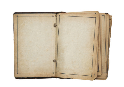 用剪切路径打开空白本老书照片