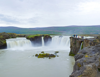 godafoss 瀑布