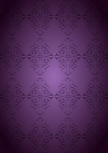 奥斯曼帝国模式和紫色背景