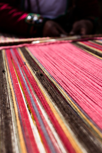 传统手编织秘鲁安第斯山区