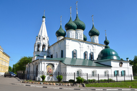 在雅罗斯拉夫尔市温泉的教会。俄罗斯金环