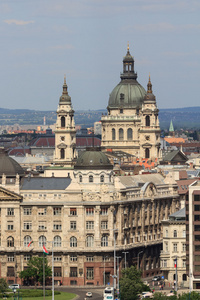 布达佩斯的圣 Stephan 都市景观