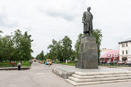 在沃洛格达 俄罗斯列宁纪念碑