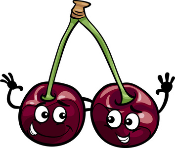 樱桃卡通樱桃图片