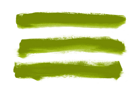 绿色抽象手绘画笔描边