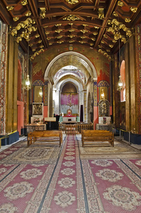 亚美尼亚大教堂的内部