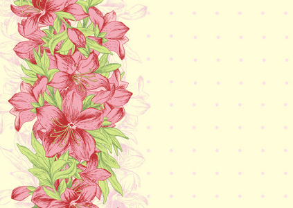 花卉背景模板