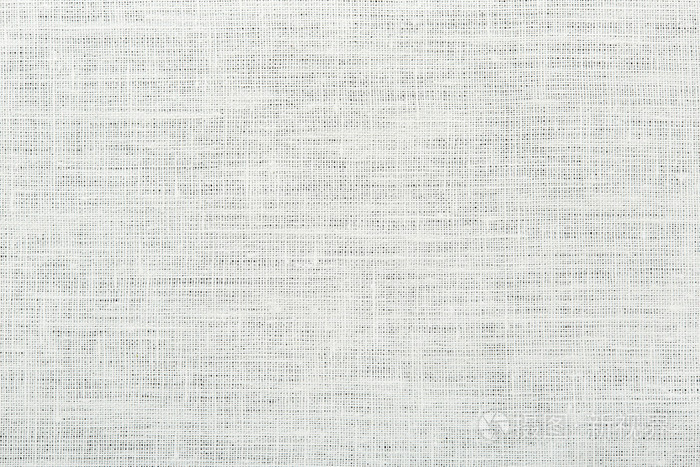 亚麻帆布白色纹理背景