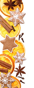 干橙片 香料 圣诞节