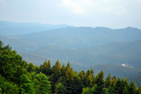 在乌克兰喀尔巴阡山风景