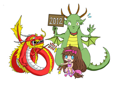 2012 年生肖与中国新的一年