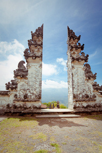 普拉 lempuyang 寺。印尼峇里岛