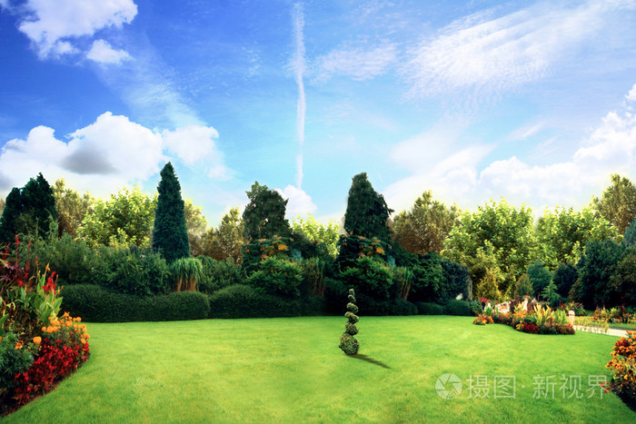 英语花园照片 正版商用图片1ck995 摄图新视界