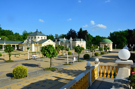 在捷克共和国的水疗中心 franzensbad