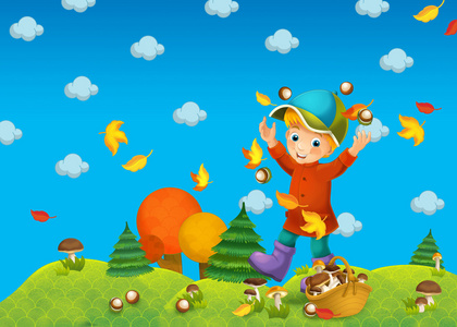 姐弟淋雨后漫画图片