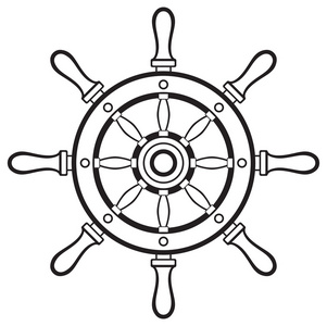 船舵舵图片-船舵舵素材-船舵舵插画-摄图新视界