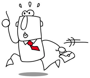 约会迟到迅速的业务的人照片