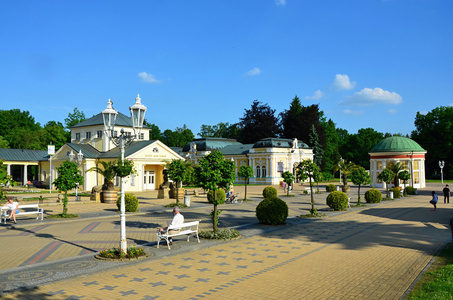 在捷克共和国的水疗中心 franzensbad