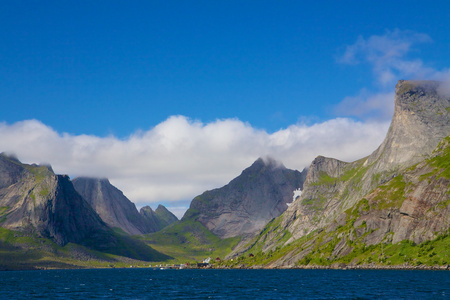 风景秀丽的挪威峡湾