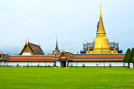 宏伟的宫殿，在曼谷，泰国的主要旅游景点