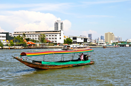 船上湄南河，曼谷，泰国