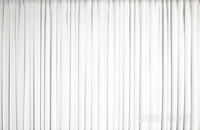 明亮的白色窗帘