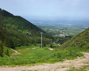 电梯在山中