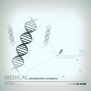 医疗信息图表元素