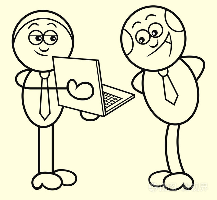 老板和员工插画-正版商用图片1clf6e-摄图新视界