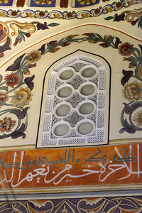 绿色清真寺内部视图。土耳其布尔萨