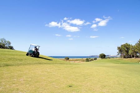 高尔夫球场在阿尔加威葡萄牙