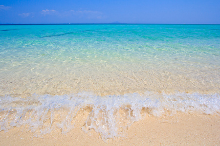 海滩和热带海砂的泰国海