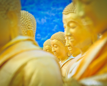 佛像 金佛像 泰国，亚洲