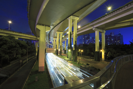 上海高速城市高架桥建设背景