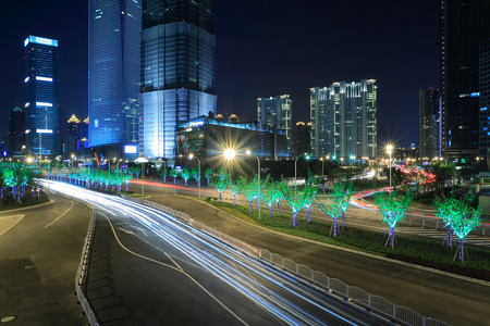 上海陆家嘴城市小夜灯图片