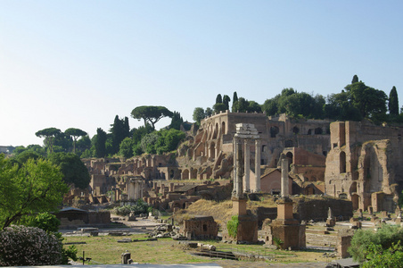 古罗马广场废墟 古罗马 在罗马，意大利
