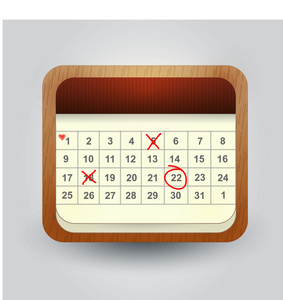 用户界面日历图标
