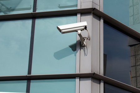 关于现代玻璃建筑安全摄像机