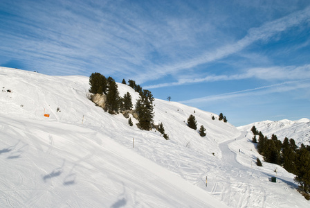 山滑雪坡