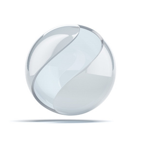 抽象玻璃球