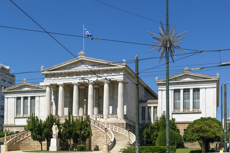 希腊 雅典的国立图书馆