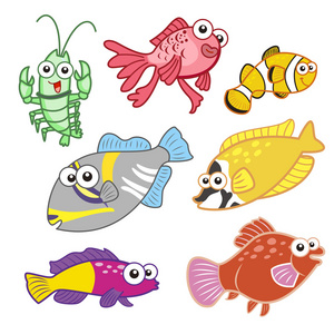 小丑鱼涂鸦图片-小丑鱼涂鸦素材-小丑鱼涂鸦插画-摄图新视界